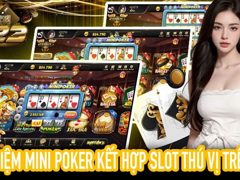 Người chơi Poker đang phân tích chiến lược trên bàn tại hit club